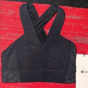 lululemon athletica Black Cross-Back Sports Bra Top